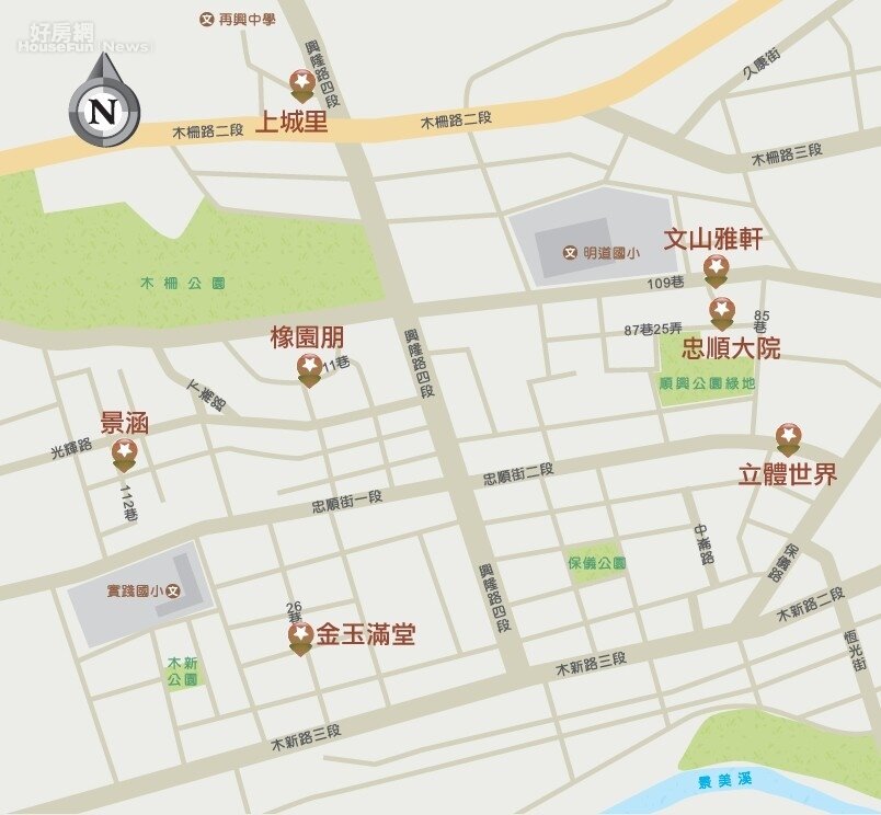 台北市　文山區／文教氣息藝術街區　忠順街生活圈