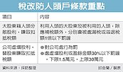 股利所得新制　將防堵人頭戶