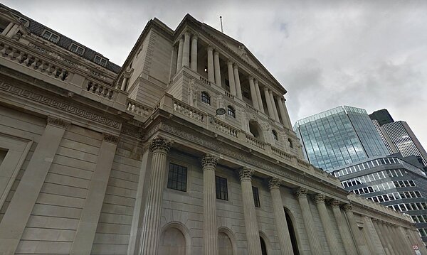 英國央行(圖/翻攝自Google Map)