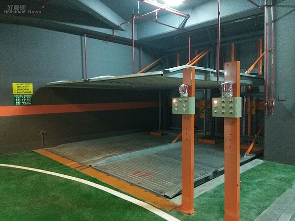 停車場情境。(好房網News記者 陳韋帆/攝影)