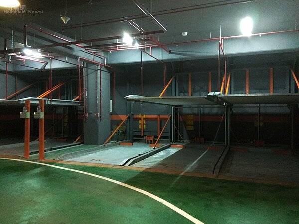 停車場情境。(好房網News記者 陳韋帆/攝影)