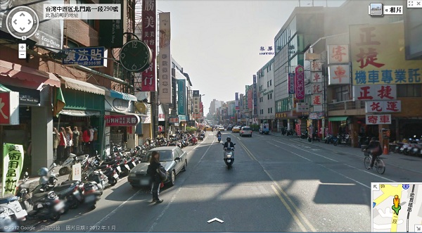 台南車站與北門路商圈的萬昌街，將營造出複合式的地域特色。（圖／擷取自Google Map）