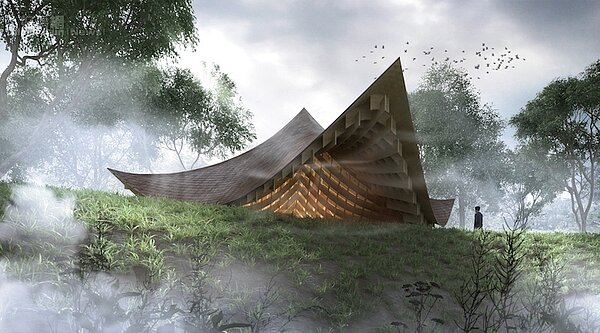 新竹新埔王禪老祖廟。(台開集團提供)