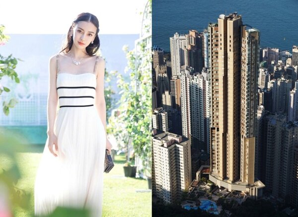 香港豪宅天匯，傳Angelababy也買了一戶作媽媽的孝親房（圖／翻攝自維基百科、臉書Angelababy楊穎）