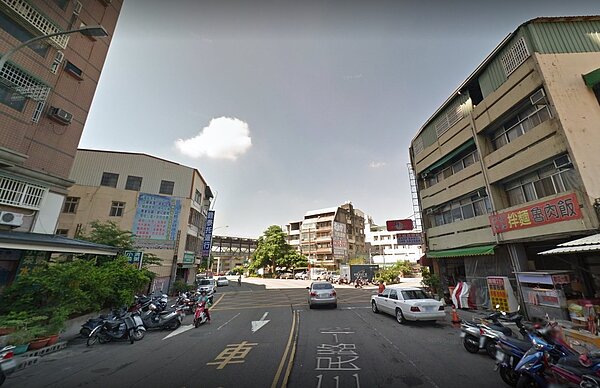 台中鐵路五權站周邊街道(圖/翻攝自Google Map)