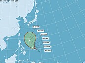 明天北部轉涼　輕颱蘭恩形成