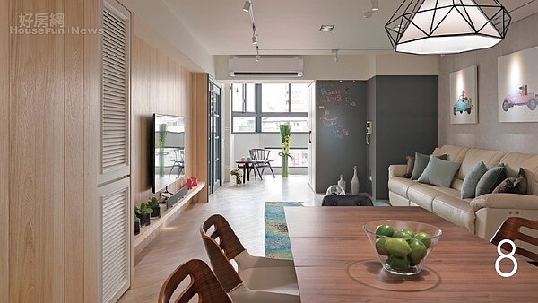 北歐X美式 大齡屋也有春天!清新木色彷彿走入日光森林