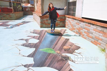 吳清友老家因傾圮而拆除，現在是社區彩繪藝術點之一，其中一幅地景彩繪在吳家的私人古井上，早先每逢大旱時，都提供給周邊居民取水使用。（資料照片）