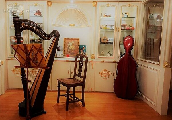 4. 有處空間專門擺放樂器。
