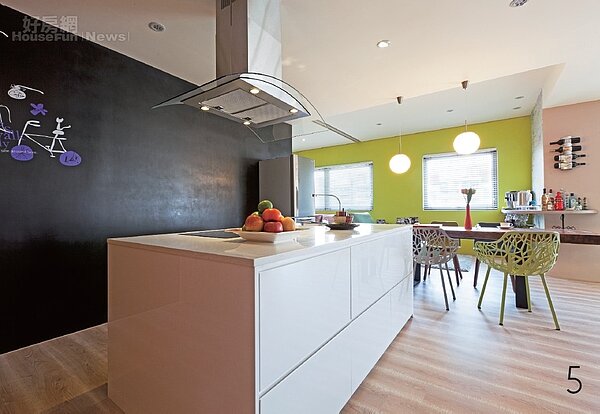 利用色彩輕隔間 繽紛北歐在我家