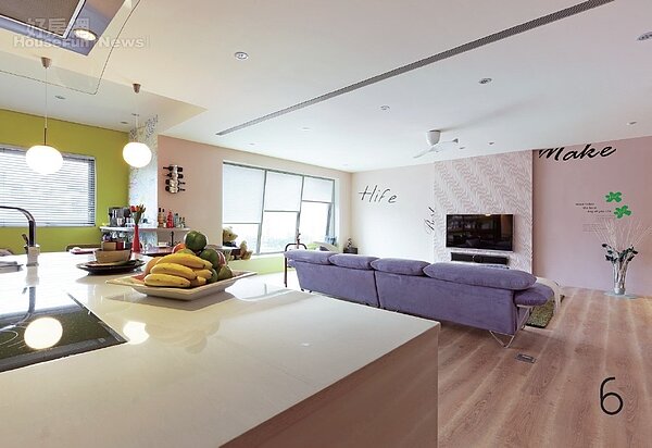 利用色彩輕隔間 繽紛北歐在我家