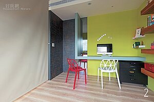 利用色彩輕隔間 繽紛北歐在我家