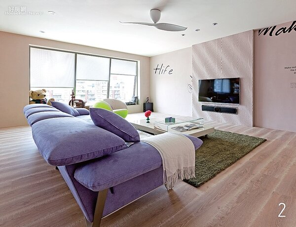 利用色彩輕隔間 繽紛北歐在我家