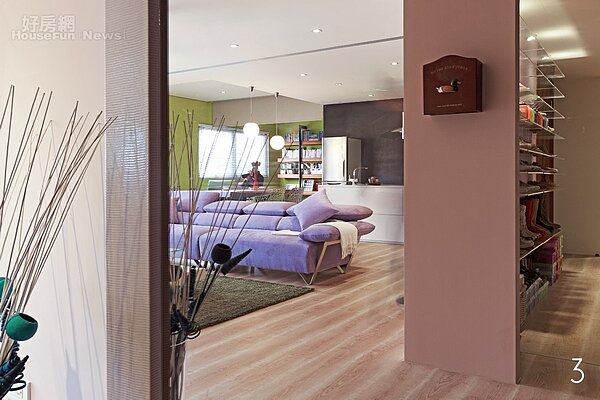 利用色彩輕隔間 繽紛北歐在我家