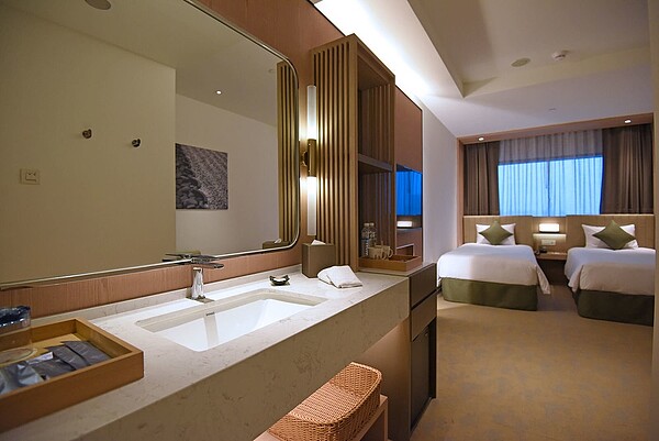 凱達大飯店房間裝潢內部。（官網）