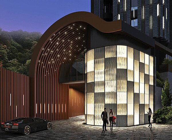 2017年即將完工落成第一個處女作，位於北市信義區的「新象山」。（新美齊官網）