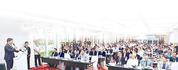 交通局舉辦「捷運系統土地開發國際研討會暨台中捷運土開說明會」,吸引200多家投資者與會。(盧金足攝)