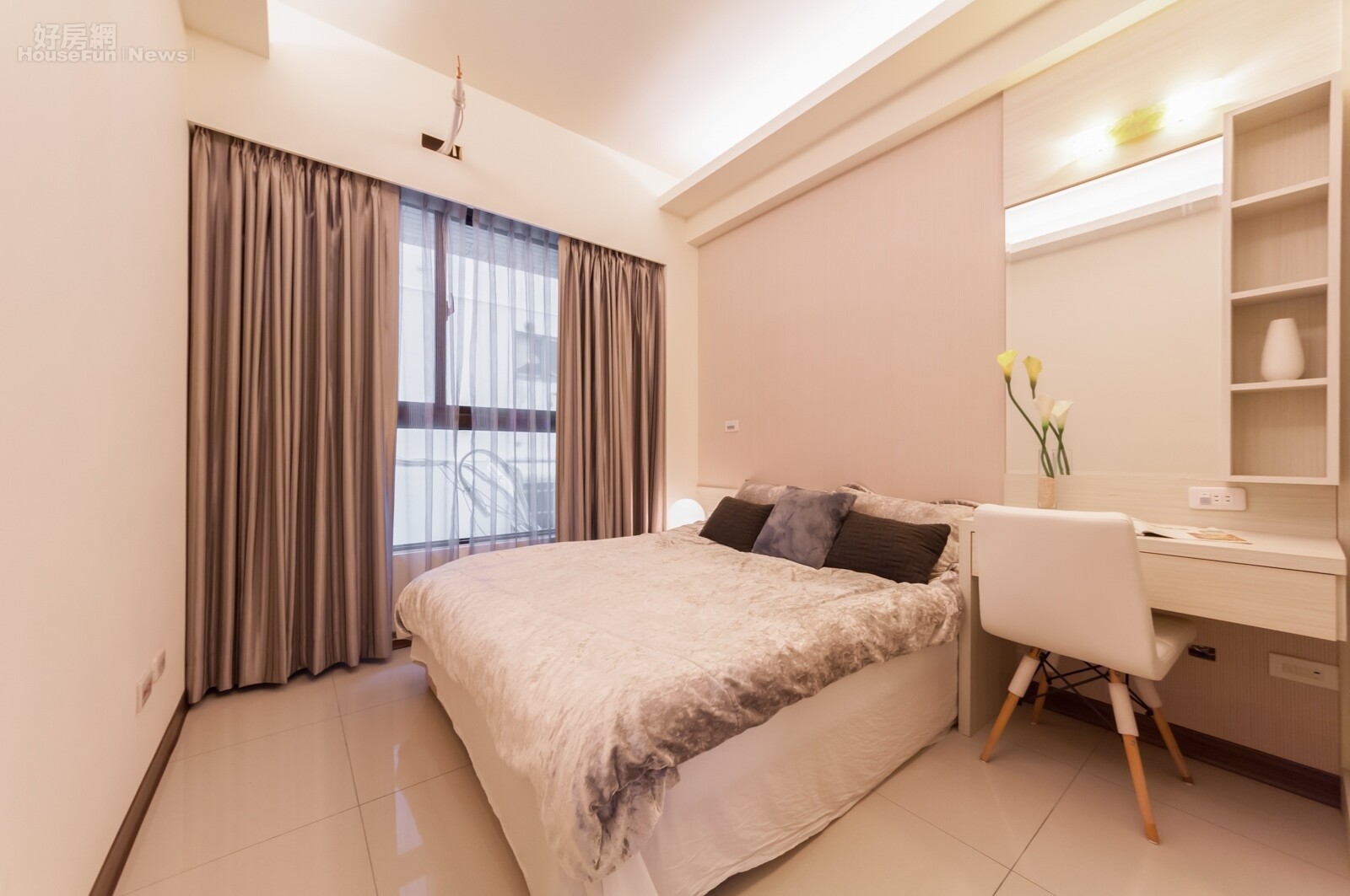 房間有充足的採光和通風,(好房網News記者張聖奕/攝影)
