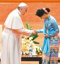 教宗籲緬甸尊重族群　避提洛興雅