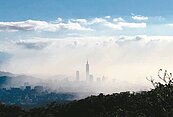 北市灰濛濛　空汙達紅色警戒