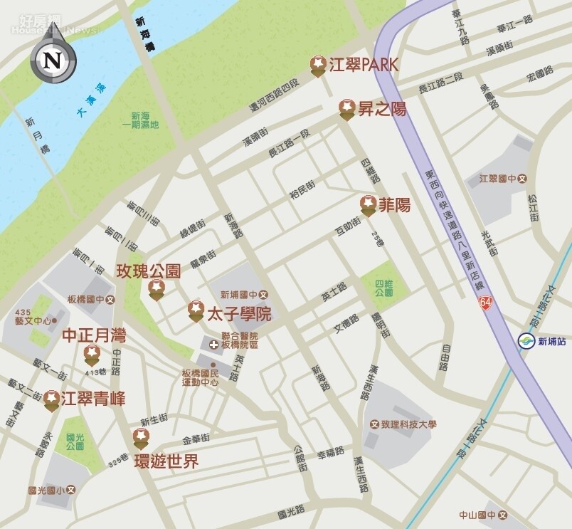 新北市　板橋區／樂活水岸買氣不墜　江翠北側ABC區