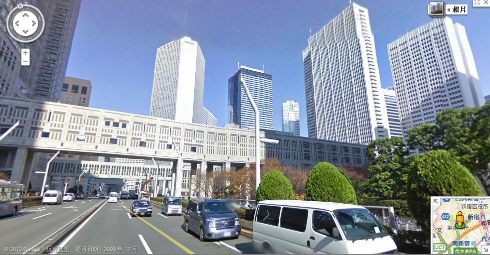 新宿區是日本知名的商業與行政樞紐，其中東京都廳便位在西新宿區。(圖／翻攝自Google Maps)