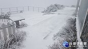 玉山積雪2公分成銀白世界　周末前還有機會下雪
