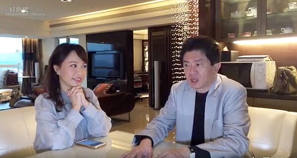 格格道家來到名嘴彭華幹的家。（截自好房網News粉絲頁）