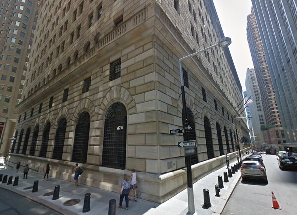 紐約聯邦銀行（圖／翻攝自Google Map）