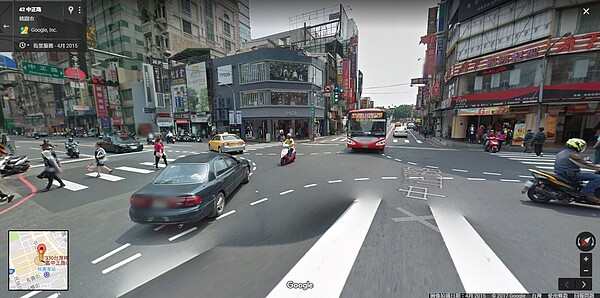 桃園中正復興路口。（googlemaps）