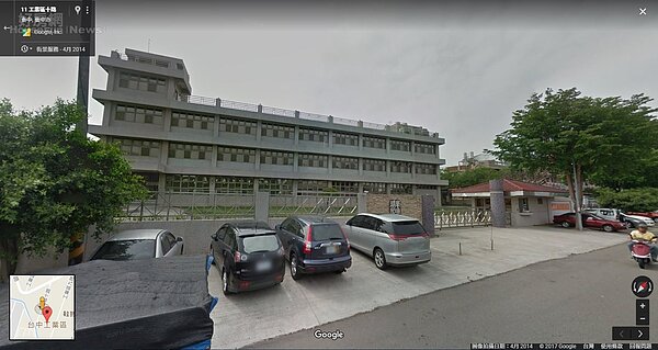 台中工業區。(圖片擷取自googlemaps)