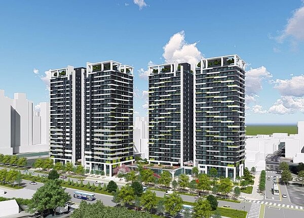 桃園八德三號社會住宅模擬圖(圖/翻攝自桃園市都市發展處)