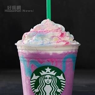 Unicorn Frappuccino。(圖片擷取自星巴克官方網站)