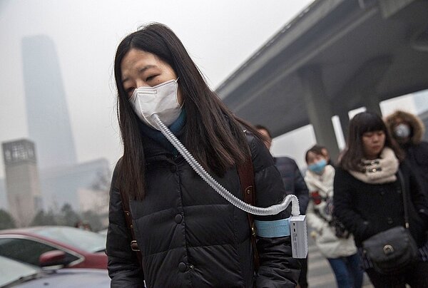 中國空汙嚴重(圖/翻攝自Twitter@SonmiChina)