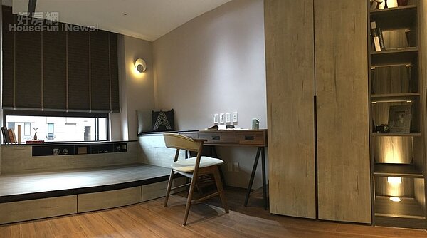 6.小孩房的木質色調沈穩，住到成年也沒問題。
