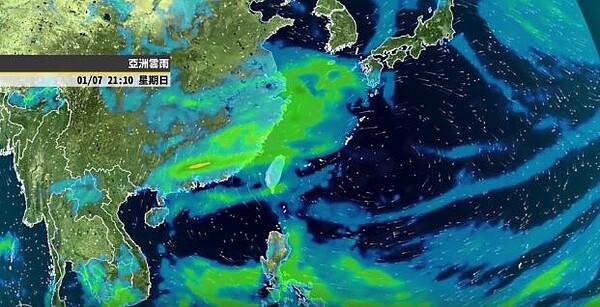 下周可能有強烈冷氣團來襲。(圖片擷取自彭啟明臉書)