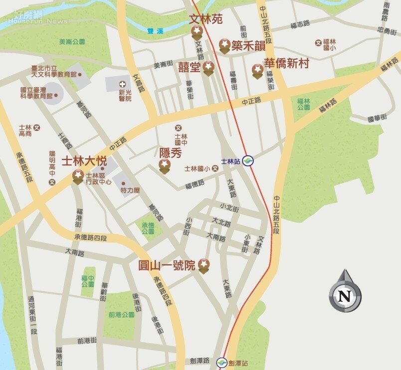 台北市 士林區/城區蛻變房市增溫 士林站生活圈