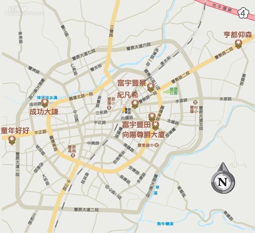 台中市 豐原區/建設不斷房市有撐 豐原車站生活圈