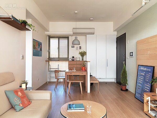 好格局打底 用布置加分 24坪三房兩廳很可以!