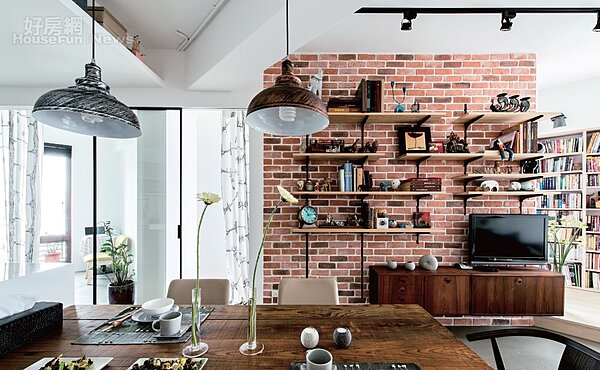 工業揉合日式禪風 自由斜向玩出大空間
