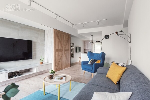 把擁擠四房變舒適三房!住進有光和風的清新北歐宅