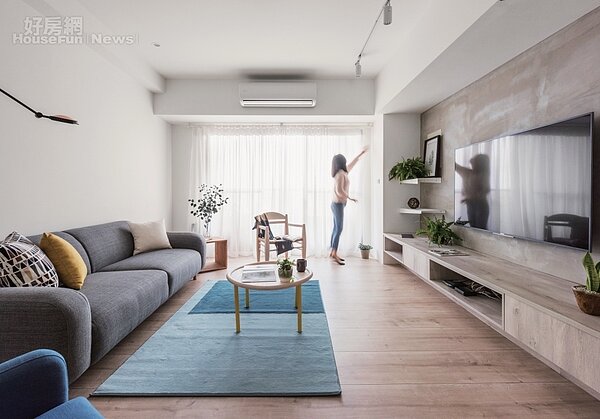 把擁擠四房變舒適三房!住進有光和風的清新北歐宅