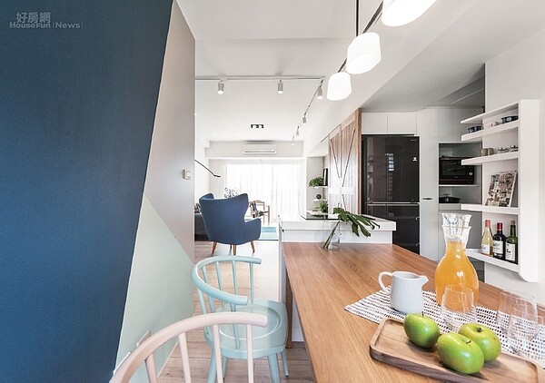 把擁擠四房變舒適三房!住進有光和風的清新北歐宅