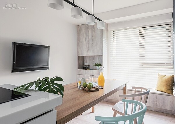 把擁擠四房變舒適三房!住進有光和風的清新北歐宅