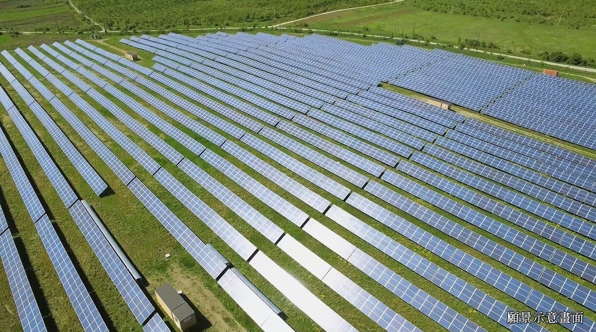 台電將在彰濱將興建全國規模最大的太陽能光電廠（示意圖）。 圖／聯合報系資料照片