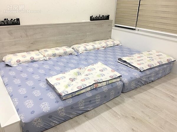 8.臥室走美式簡單溫馨路線。