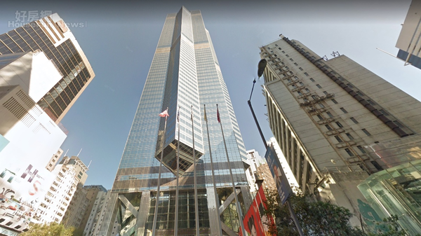香港中環中心大樓。（截自GoogleMap）