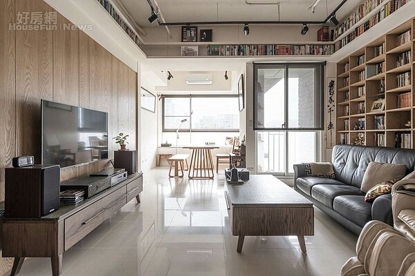 2. 吳鈞堯、顏艾琳夫妻檔把第二個家定位為「作家的書屋」。