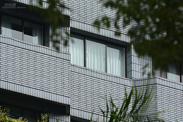 太子汽車少東房子被拍賣,窗戶緊閉。(好房網News記者 陳韋帆/攝影)