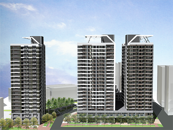 北市南港東明公宅完工模擬圖(圖/翻攝自台北市都發局)